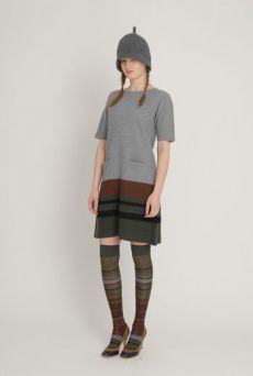 AW1213 BOILED NOMAD DRESS - VARIOUS - Other Image